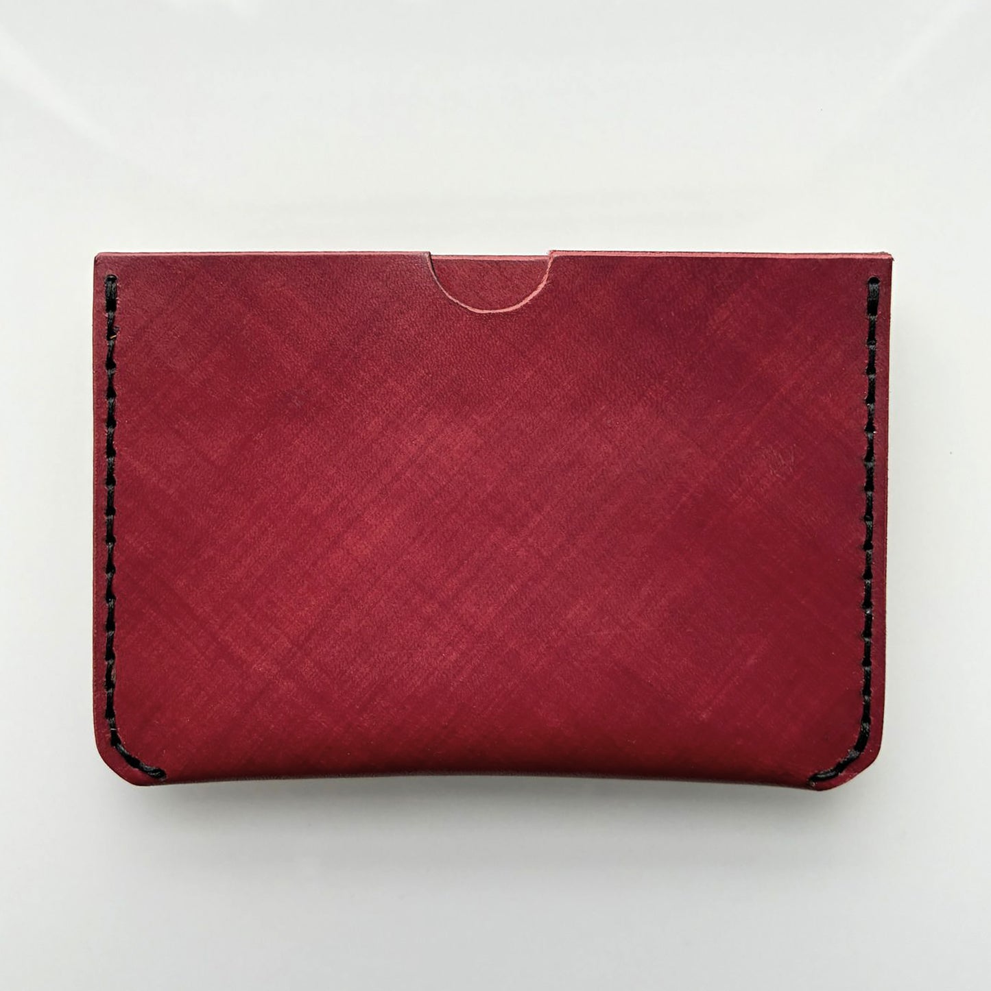 red card wallet on a white background
