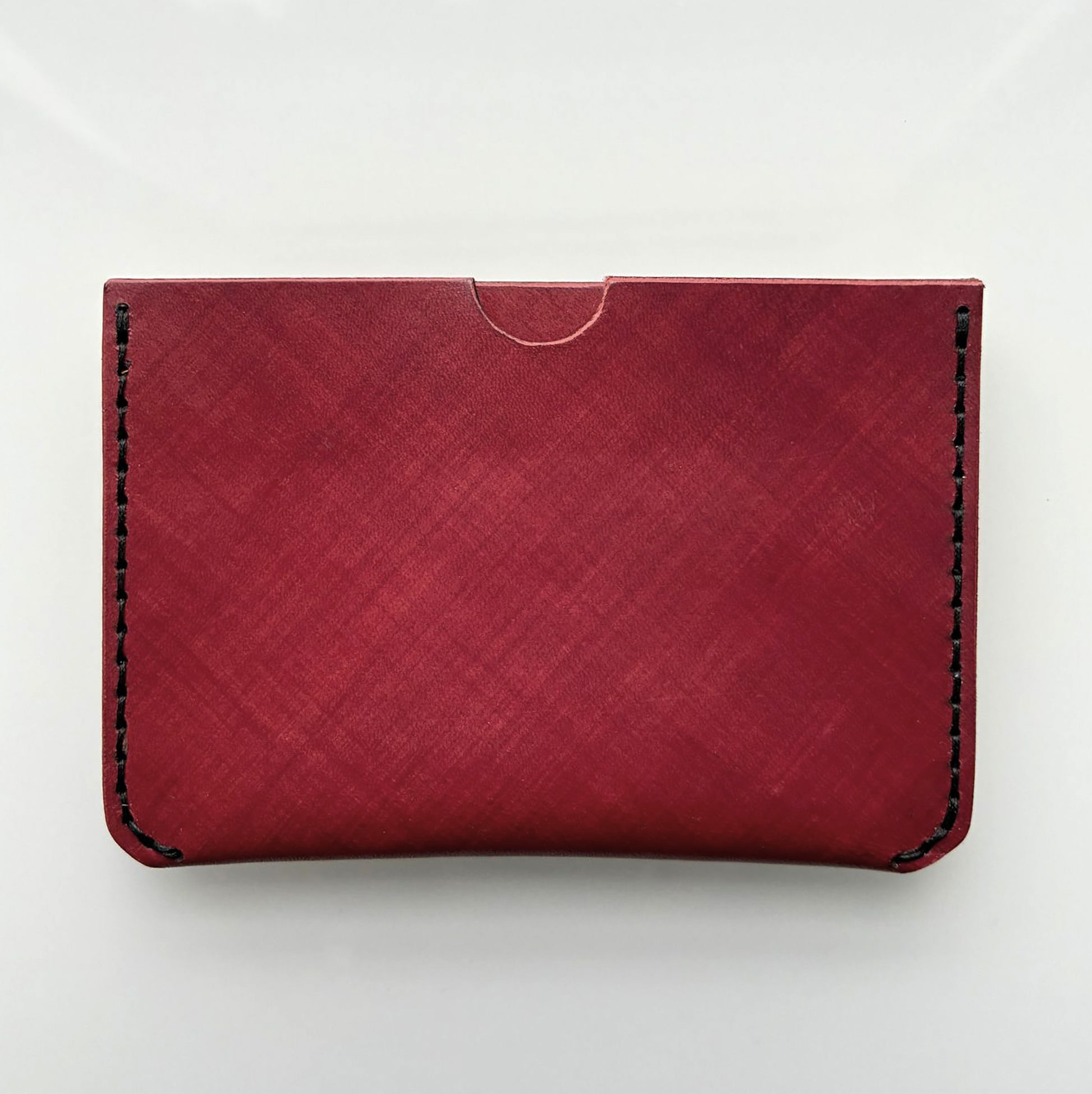 red card wallet on a white background